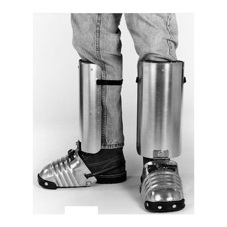 Ellwood Safety Appliance Co. Ellwood Safety Men's Foot-Shin Guards, Rubber Toe Clip, Rubber Strap, 5inW, Standard, 1 Pair 400-5